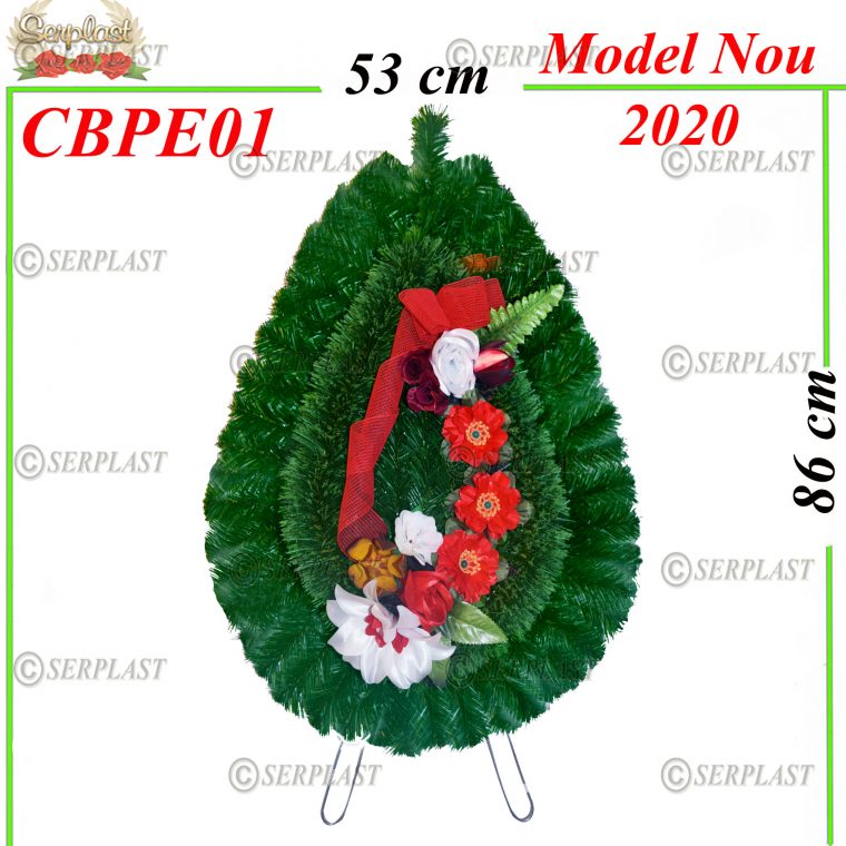 Brad artificial cu pin Tip 0 cu pin de 8cm împodobit extra- Brad & Pin Împodobit Simplu-Serplast-producator