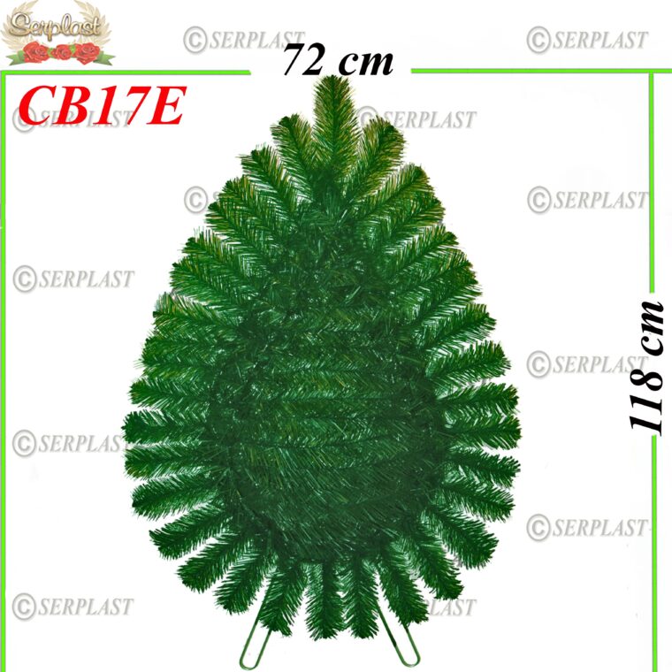 Coroană Funerară artificială din Brad cu picioare Tip II ECO, CB17E -w