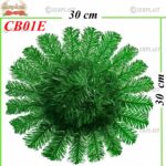 Coroană Funerară artificială din Brad rotund plin Tip I ECO (set de 5 buc) -w
