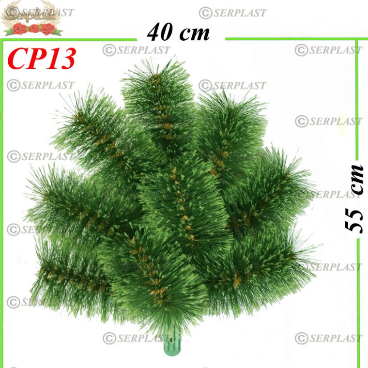 Coroană Funerară artificială din Pin Palmier Tip I cu pin de 10cm (set de 5 buc) - Coroane din Pin Artificial-Serplast-producator