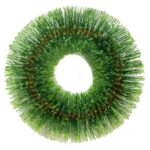 Coroană Funerară artificială din Pin cerculeţ Ø24 fara cadru cu pin de 10cm(set de 5 buc), CP02-00