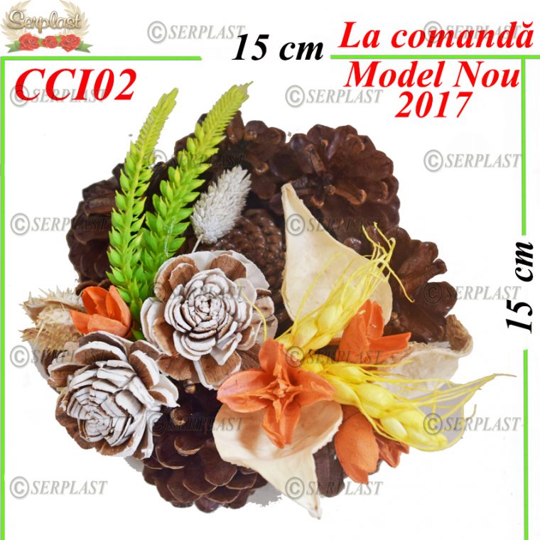 Coroane-din-Con-Natural-Impodobit-O15- Coroane din Con Natural Împodobit-Serplast