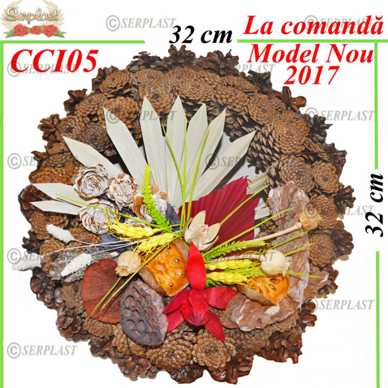 Coroane-din-Con-Natural-Impodobit-O32- Coroane din Con Natural Împodobit-Serplast