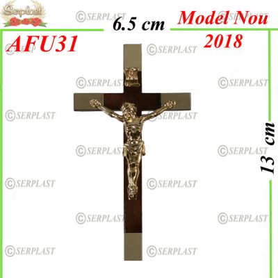 Cruce cu Isus mare decor auriu-Articole Funerare-Serplast
