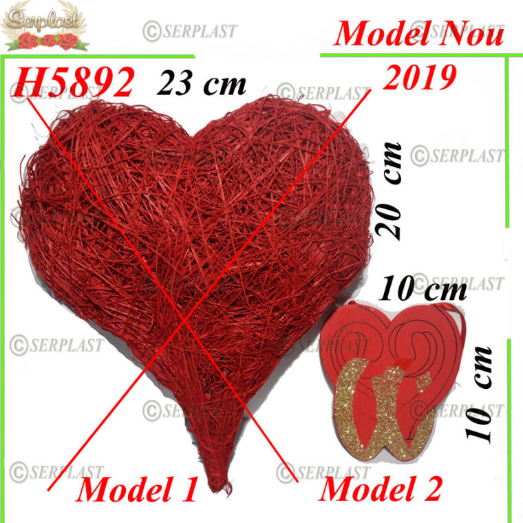 H5892 Decor Inimă - 