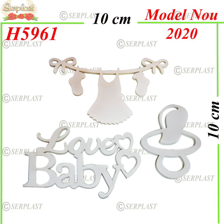 H5961 Decor Lemn Bebe (set)-Decor din Lemn-Serplast