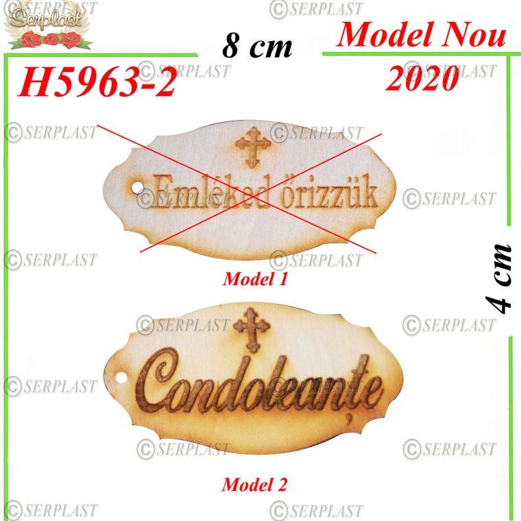 H5963-2 Decor Pompe Funebre (5buc)-Articole Funerare-Serplast