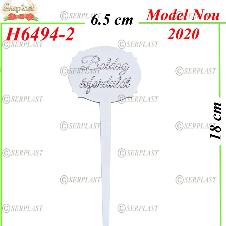 H6494-2 Decor Lemn pe Băț-Decor din Lemn-Serplast