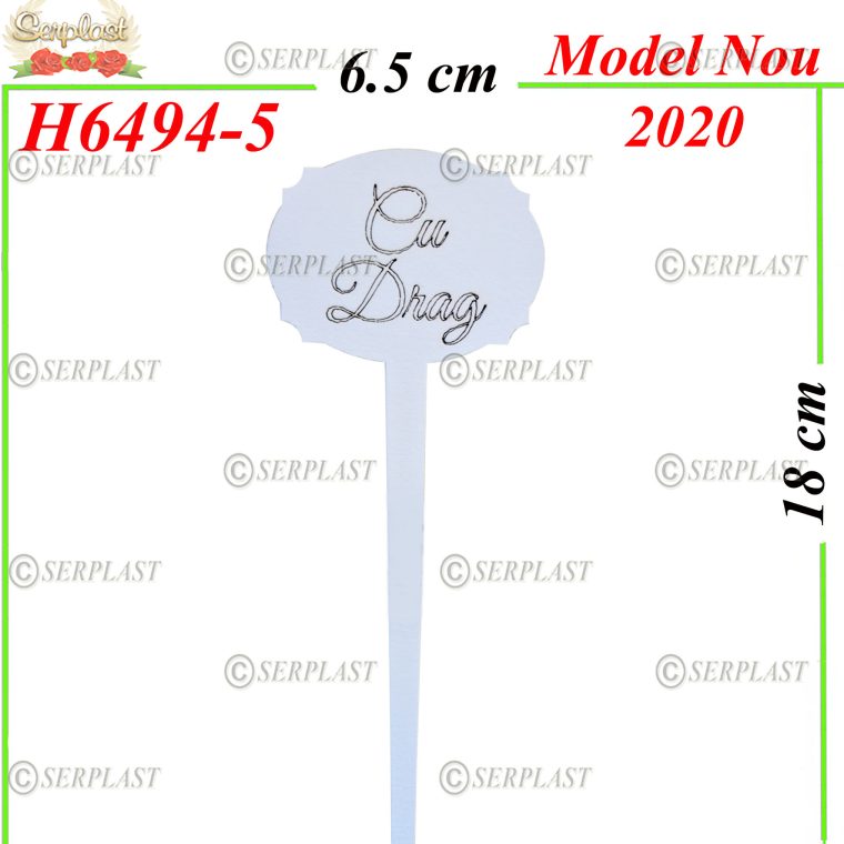 H6494-5 Decor Lemn pe Băț-Decor din Lemn-Serplast