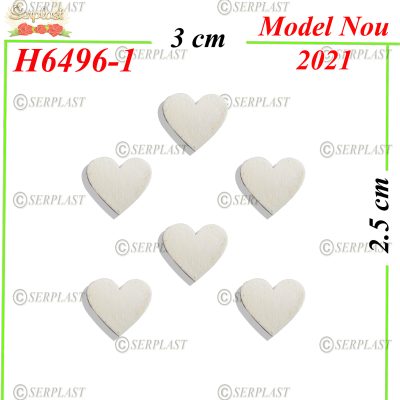 H6496-1 Decor Lemn Inimă-Decor din Lemn-Serplast