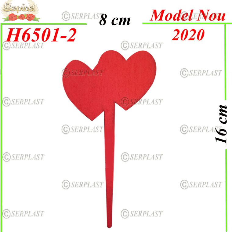 H6501-2 Decor Lemn Inimă-Decor din Lemn-Serplast