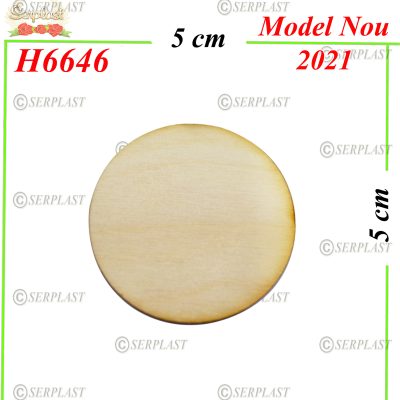 H6646 Decor Lemn Cerc-Decor din Lemn-Serplast