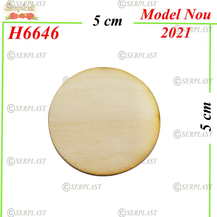 H6646 Decor Lemn Cerc-Decor din Lemn-Serplast