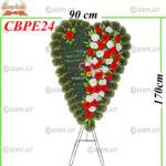 Pin & Brad Inimă cu Picior Tip III cu pin de 10cm împodobit extra, CBPE24 -w