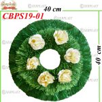 Pin & Brad Rază de soare I îndoit cu pin de 10cm împodobit simplu (set de 5 buc) -w