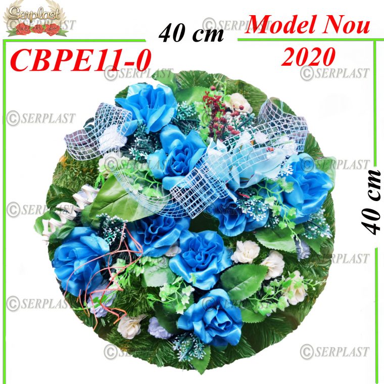 Pin & Brad rotund Ø40 cu pin de 6cm împodobit extra- Brad & Pin Împodobit Simplu-Serplast-producator