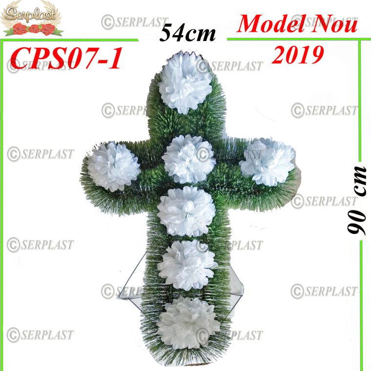 Pin Cruce pe suport Tip III cu pin de 12cm împodobit-Pin Împodobit Simplu-Serplast-producator