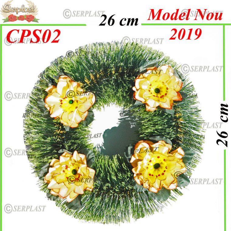 Pin cerculeţ Ø26 mijloc cu pin de 10cm împodobit-Pin Împodobit Simplu-Serplast-producator