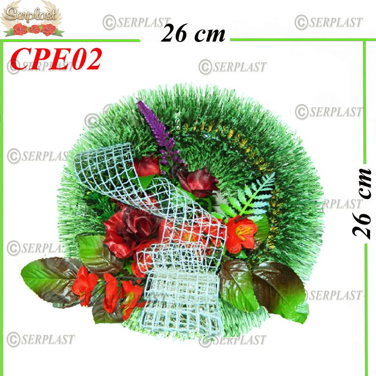 Pin cerculeţ Ø26 mijloc cu pin de 10cm împodobit extra-Pin Împodobit Extra-Serplast-producator