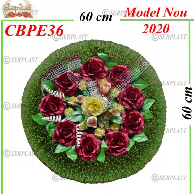 Pin cerculeț Ø60 cu brad și pin de 12cm împodobit extra- Brad & Pin Împodobit Extra-Serplast-producator