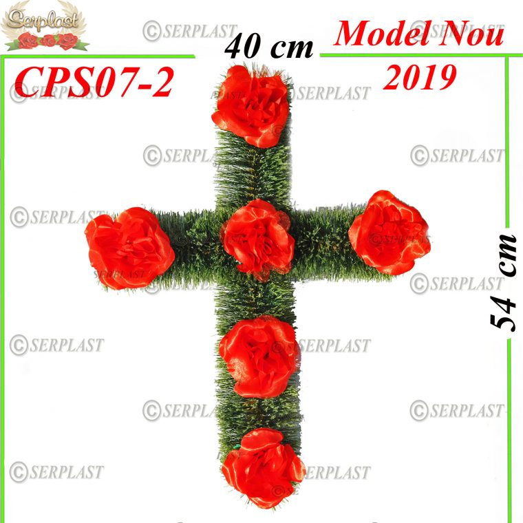Pin cruce fără suport Tip I cu pin de 10cm împodobit-Pin Împodobit Simplu-Serplast-producator