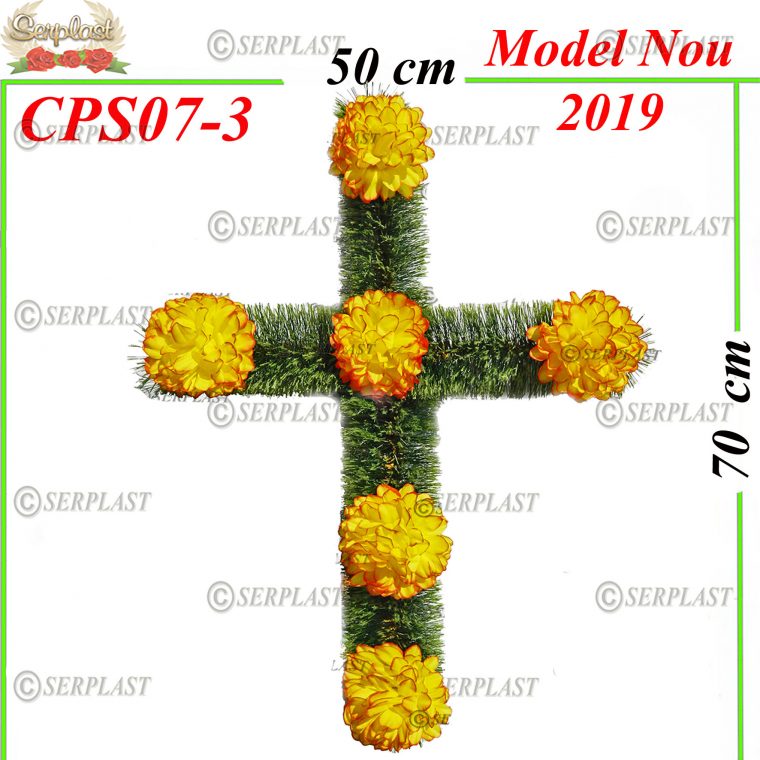 Pin cruce fără suport Tip II cu pin de 10cm împodobit-Pin Împodobit Simplu-Serplast-producator
