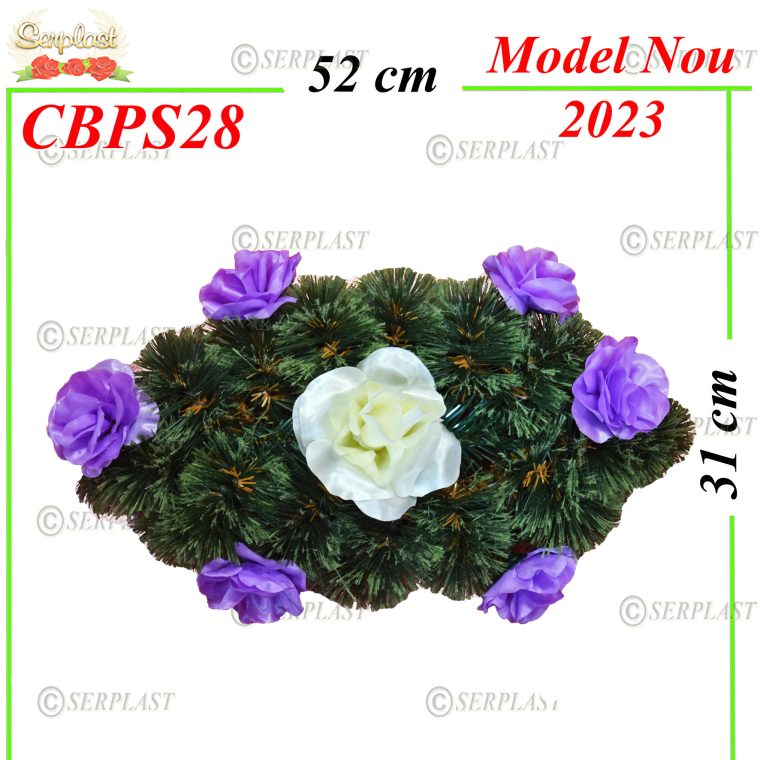 Pin cu Brad Pălărie Bombat Oval Mare cu pin de 10cm- Brad & Pin Împodobit Simplu-Serplast-producator