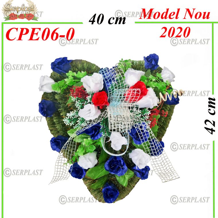 Pin inimă plin pe suport Tip I cu pin de 6cm împodobit extra-Pin Împodobit Extra-Serplast-producator