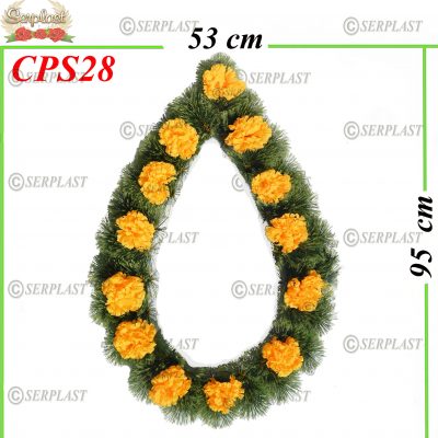 Pin lacrimă gol TipIII cu pin de 10cm împodobit-Pin Împodobit Simplu-Serplast-producator