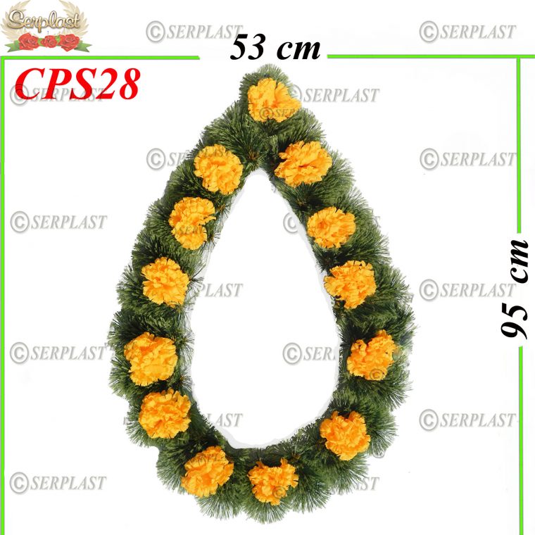 Pin lacrimă gol TipIII cu pin de 10cm împodobit-Pin Împodobit Simplu-Serplast-producator