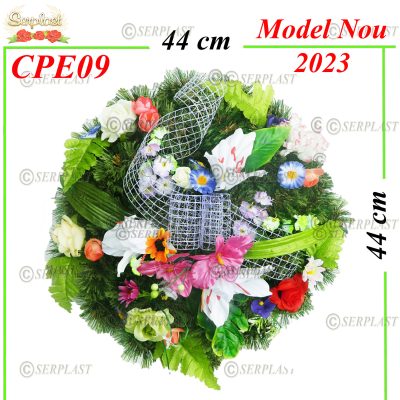 Pin-rotund-plin-impletit-pe-cadru-plastic-O44-cu-pin-de-10cm-impodobit-extra-Pin Împodobit Extra-Serplast-producator