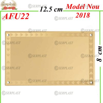 Placa decor cu model pt sicriu auriu-Articole Funerare-Serplast