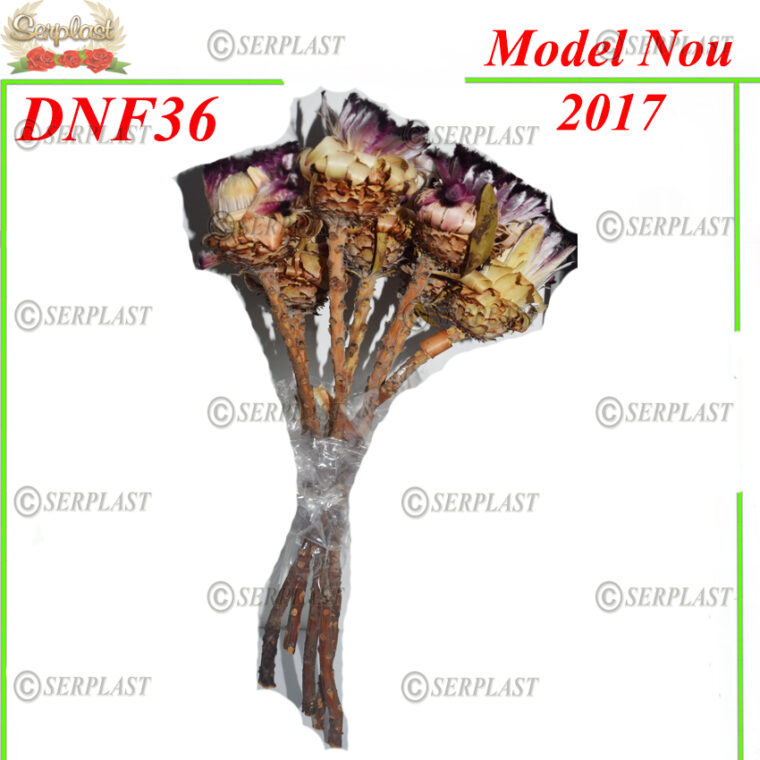 DNF36, Floare cocos cu fir - Serplast - Decor natural cu fir