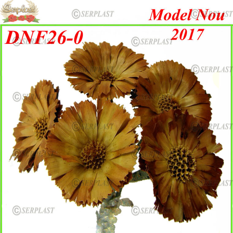 DNF26-0, Protea Rozetta cu fir - Serplast - Decor natural cu fir