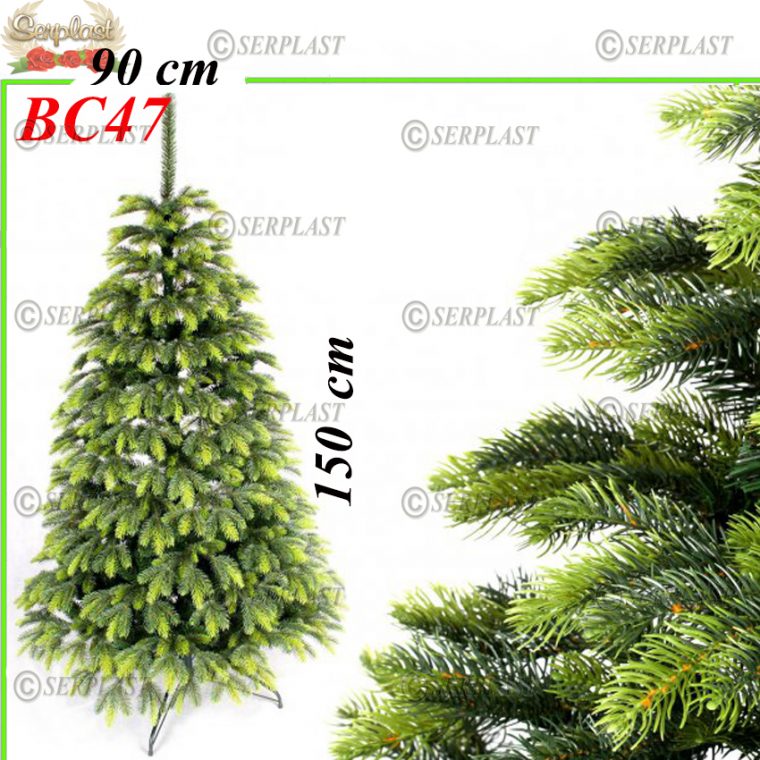 Brad artificial de crăciun 3D, 1.5m X 90cm -Original Alpine-Brad artificial de Crăciun-Serplast