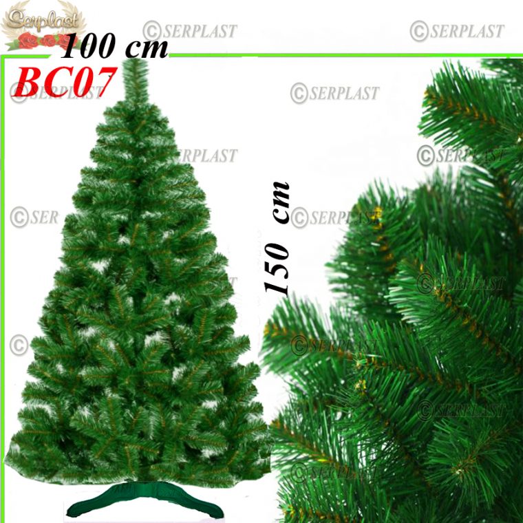Brad artificial de crăciun pe suport plastic pe schela de fier 1.5m Transilvania Exclusive-Brad artificial de Crăciun-Serplast