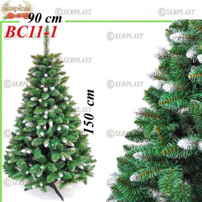 Brad artificial de crăciun super ofertă alb 1.5m -Viena White Exlusive- BC11-1-Brad artificial de Crăciun-Serplast
