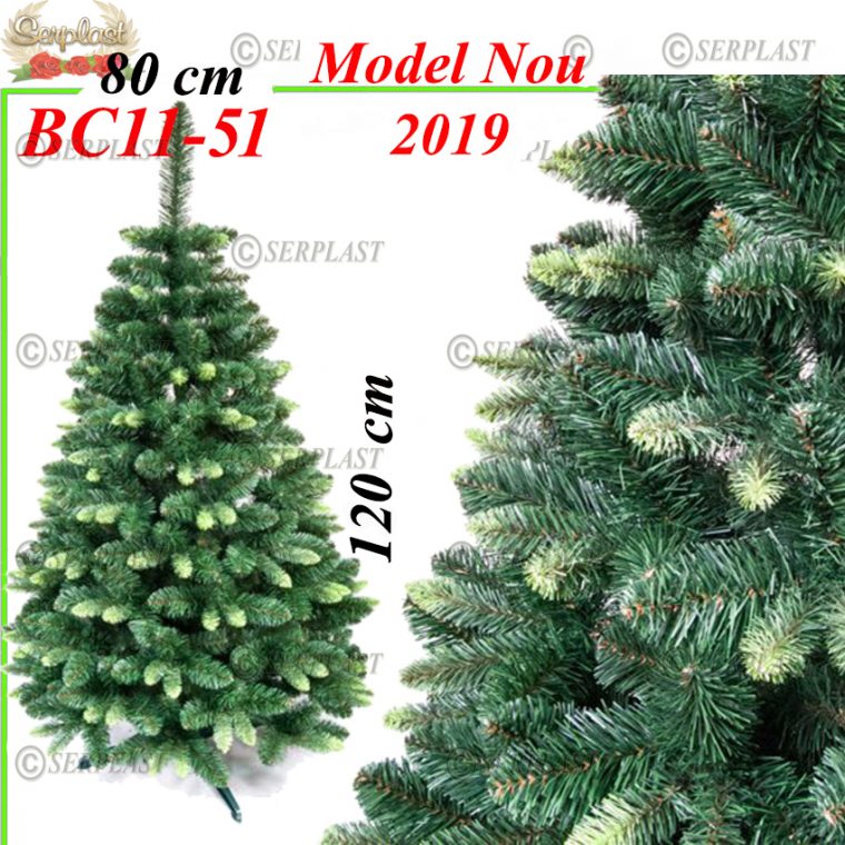 Brad artificial de crăciun super ofertă verde 1.2m X 80cm -Viena Green Exlusive-Brad artificial de Crăciun-Serplast