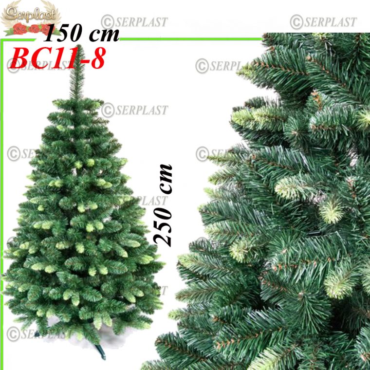 Brad artificial de crăciun super ofertă verde 2.5m -Viena Green Exlusive- BC11-8-Brad artificial de Crăciun-Serplast