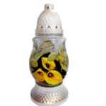 Candelă cu Flori 11.5 lei (set de 6 buc) 25.5cm, C238