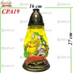 Candelă de paşti cu iepure și pui 8.9 lei (set de 6 buc) CPA19 -w