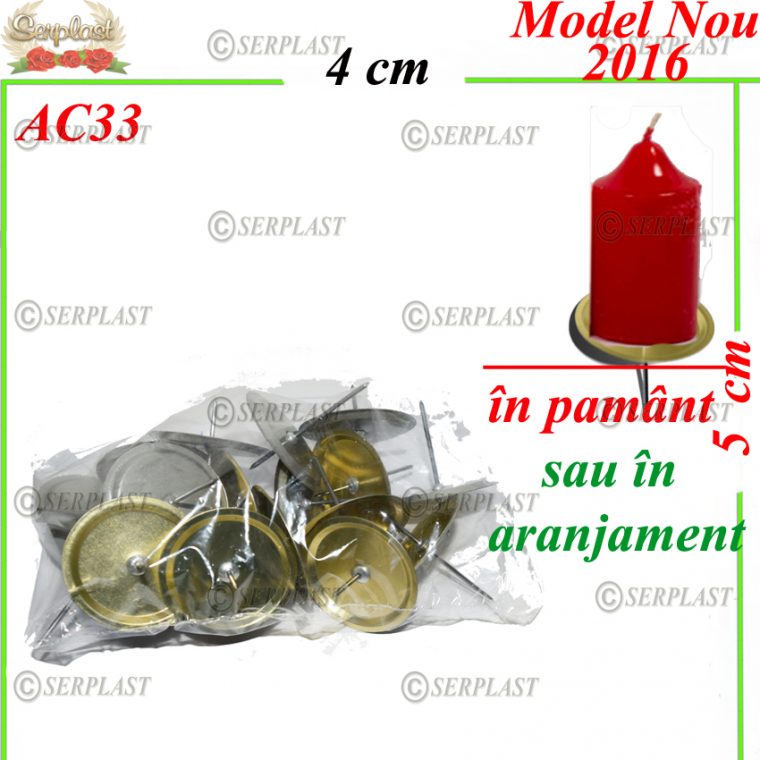 Clipsă sub lumănăre (20buc)-Articole de Crăciun-Serplast