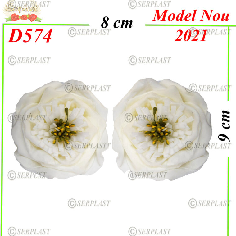 D574-LOTUS LATEK -21.6LEI-Flori si Frunze din saten şi mătase-Serplast