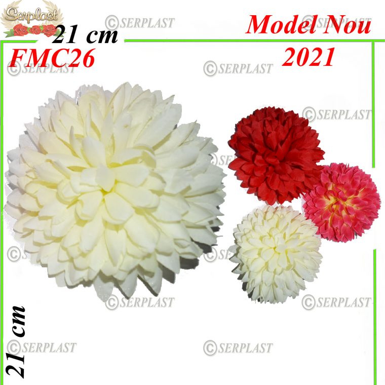 Dalie Gigant 21cm în pungi B1101 (20buc) FMC26-Flori si Frunze din saten şi mătase-Serplast