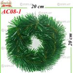Decor Advent spiral Ø20( Brad artificial cerc gol spiral) set de 5 buc -w