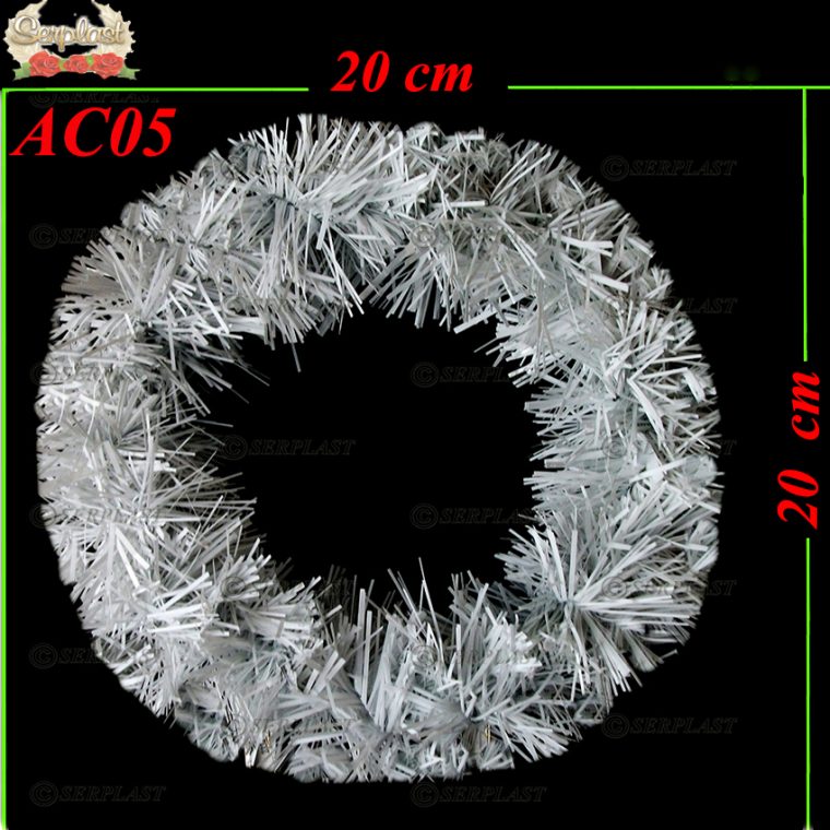 Decor Usa Alb (Brad artificial cerc impletit cu mijloc gol Tip I)-Decor Usa Alb (Brad artificial cerc impletit cu mijloc gol Tip I)