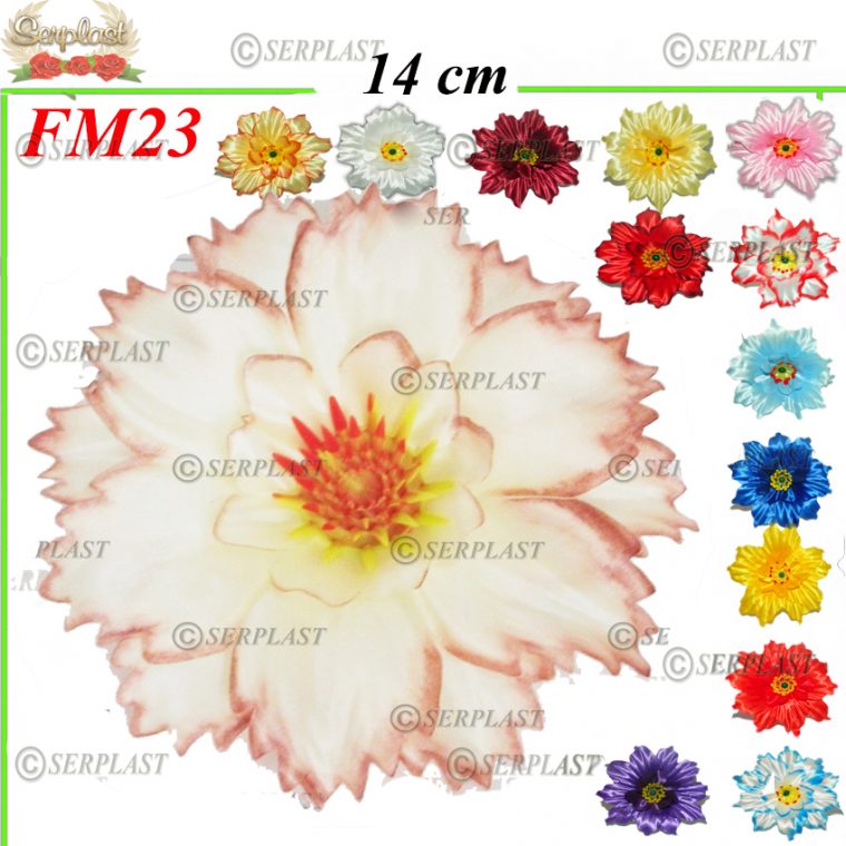 Flori steluţe mijlocii din saten pe palet (32 buc)-Flori si Frunze din saten şi mătase-Serplast