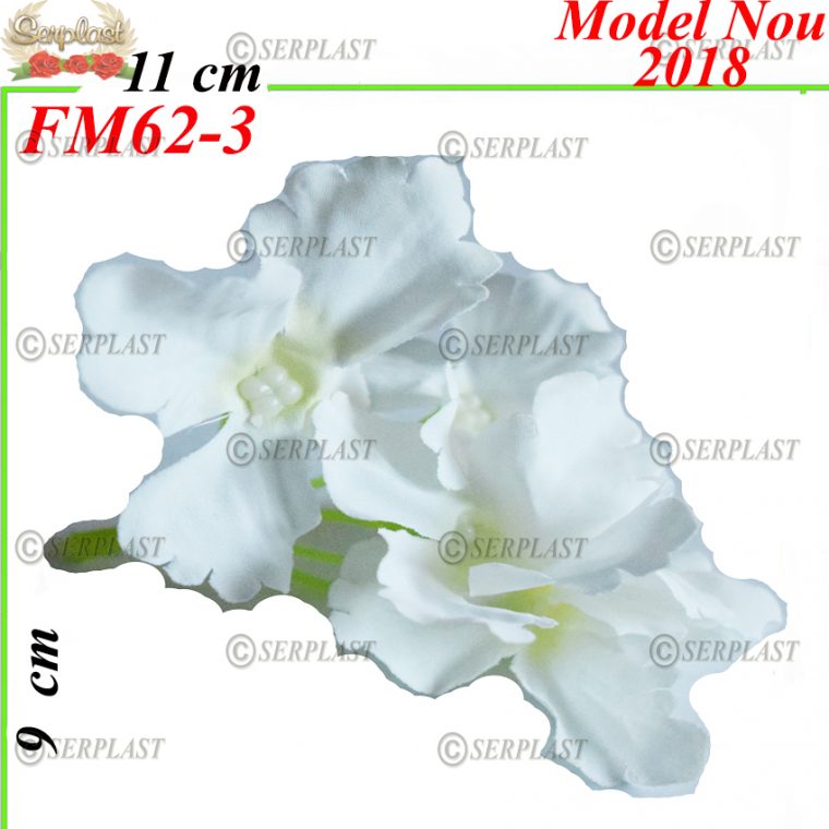 Floricele albe în pungi D425 (100buc)-Flori si Frunze din saten şi mătase-Serplast