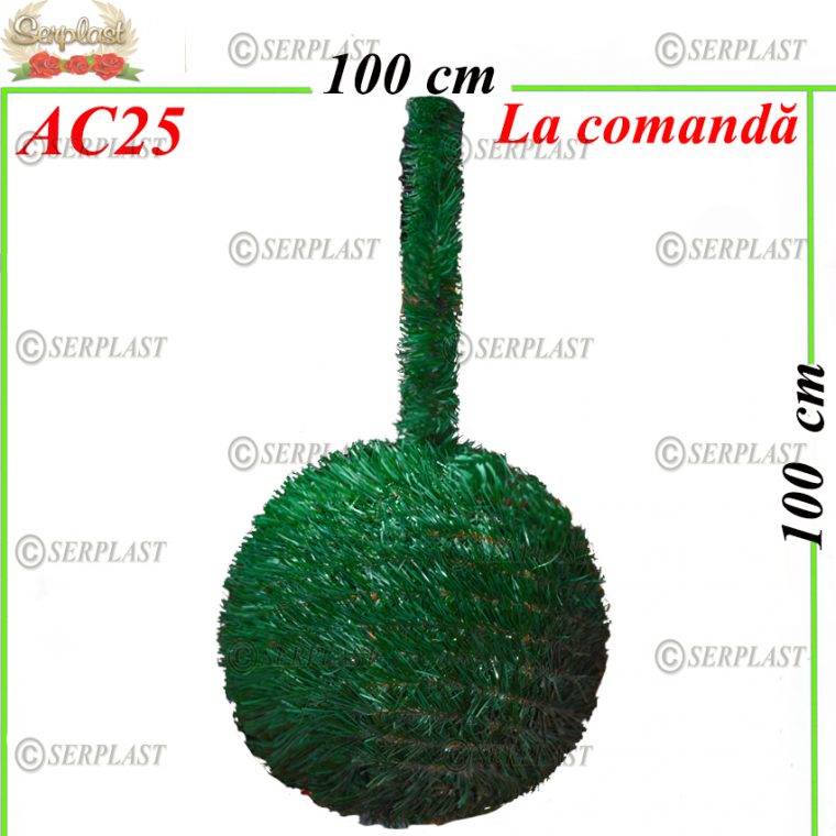 Glob decor din brad artificial Ø100-Articole de Crăciun-Serplast