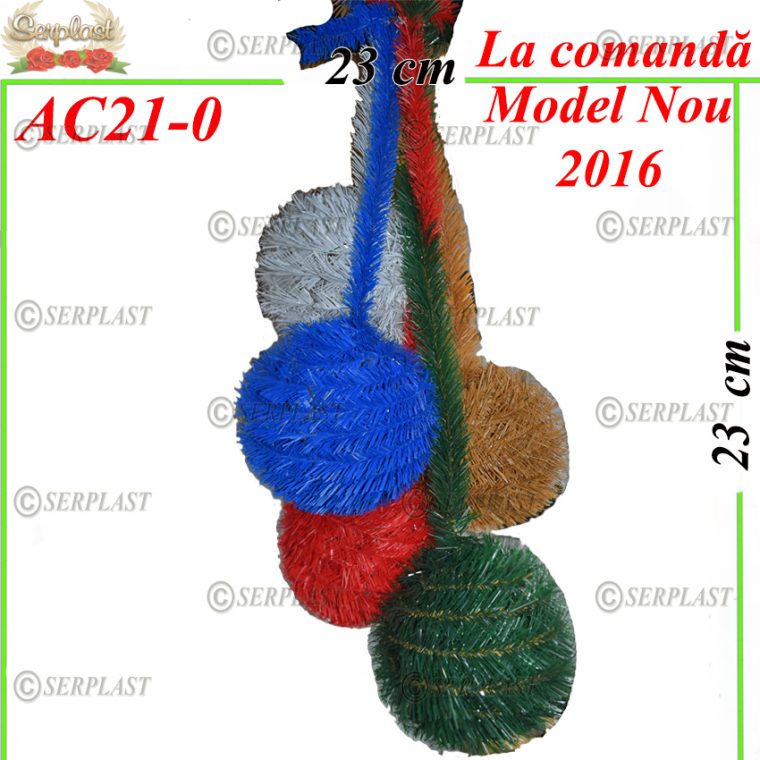 Glob decor din brad artificial Ø23-Articole de Crăciun-Serplast